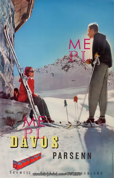  : Advertisement for Davos, Switzerland