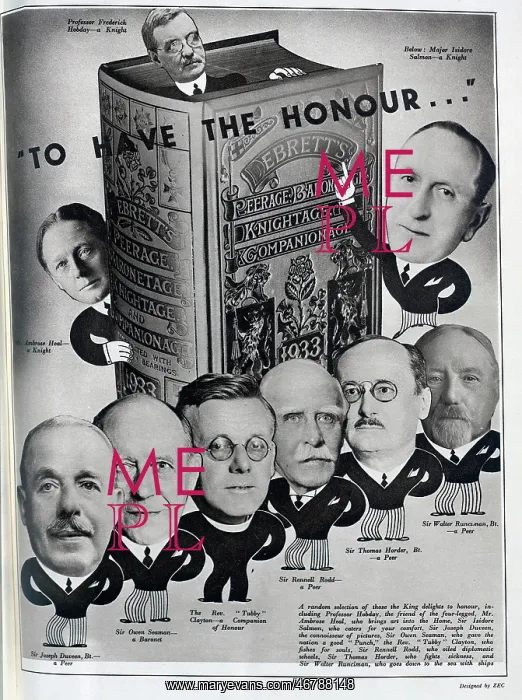 : Advertisment for Debrett's Peerage by Zec : Advertisment for Debrett's Peerage by Zec
