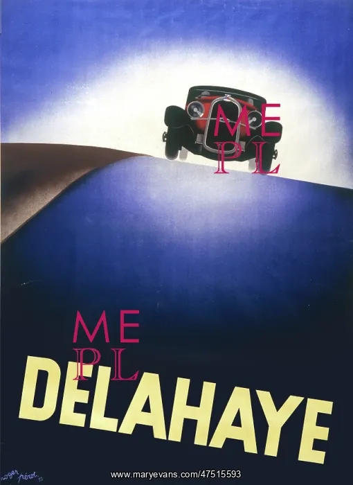  : Advert for the Delahaye motor car