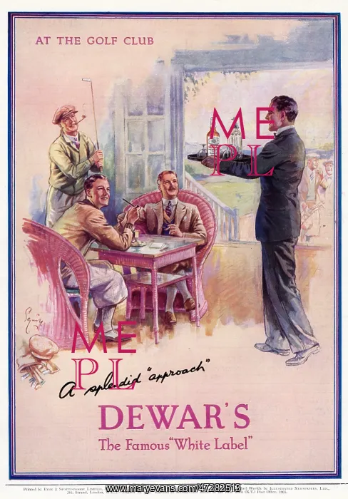 : Advert for Dewar's Whiskey 1933 : Advert for Dewar's Whiskey 1933