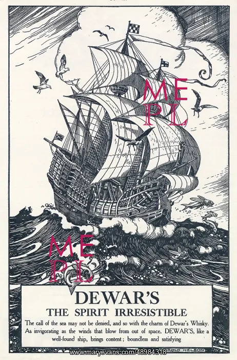 : Advert for Dewar's Whisky 1924 : Advert for Dewar's Whisky 1924