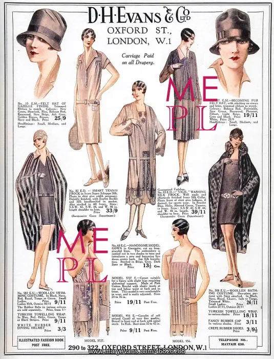 : Advert for D.H.Evans, 1927 : Advert for D.H.Evans, 1927