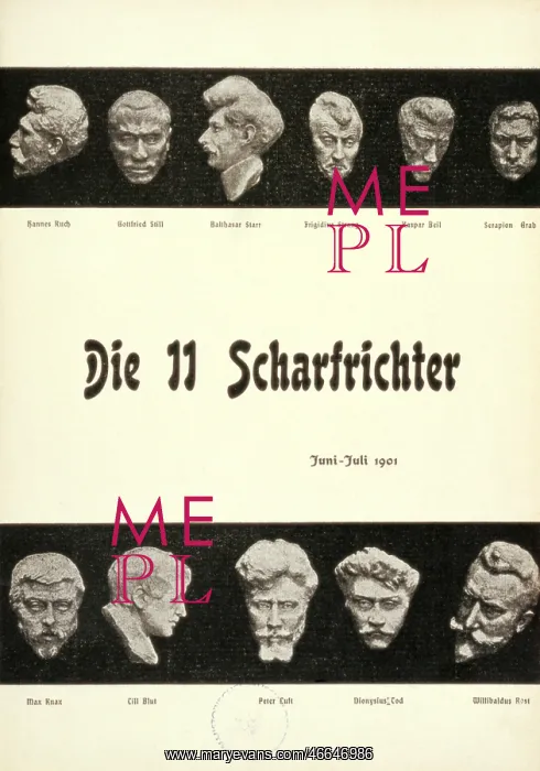 : advertising, Die 11 Scharfrichter (The Eleven : advertising, Die 11 Scharfrichter (The Eleven