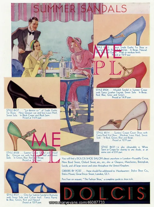: Advert for Dolcis shoes 1931 : Advert for Dolcis shoes 1931