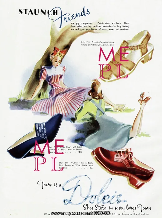 : Advert for Dolcis shoes 1941 : Advert for Dolcis shoes 1941
