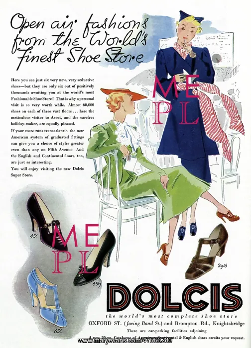 : Advert for Dolcis shoes 1946 : Advert for Dolcis shoes 1946