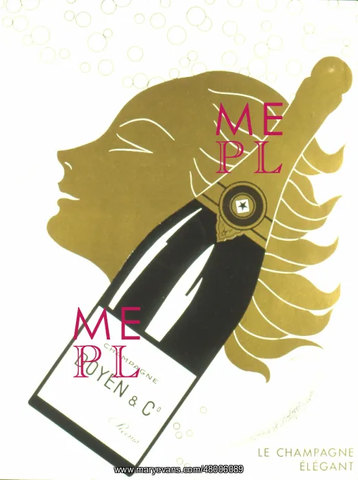 : Advertisement for Doyen champagne : Advertisement for Doyen champagne