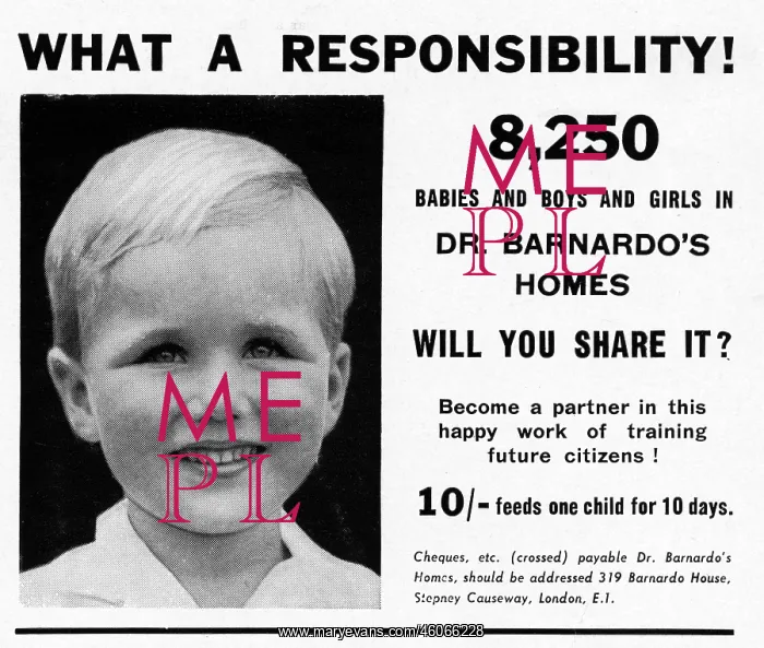 : Advert for Dr. Barnardo's Homes 1941 : Advert for Dr. Barnardo's Homes 1941