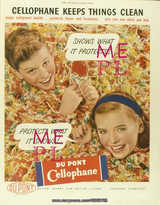 : Advertisement for Du Pont Cellophane : Advertisement for Du Pont Cellophane