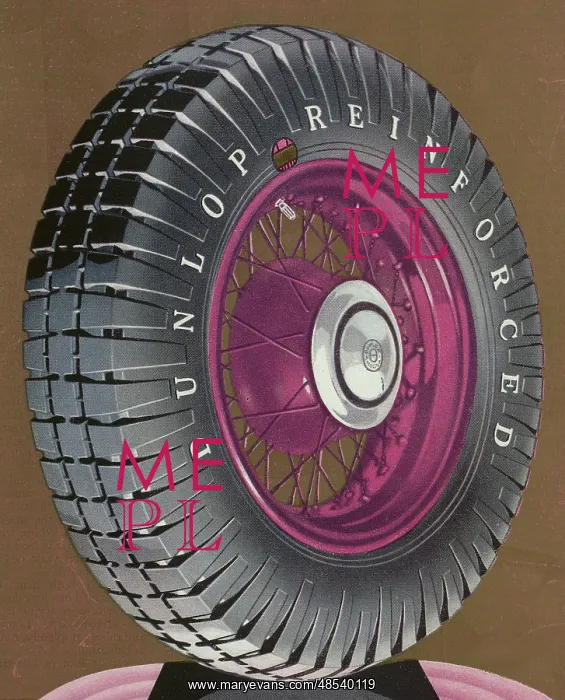 : Advert for Dunlop Tyres : Advert for Dunlop Tyres