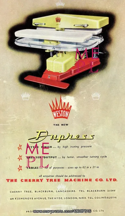  : Advertisement for Dupress Laundry Press