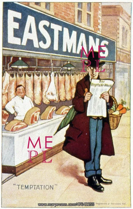 : Advertisement for Eastmans butchers : Advertisement for Eastmans butchers