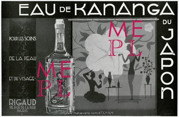 : Advert for Eau de Kananga, japanese, spray : Advert for Eau de Kananga, japanese, spray