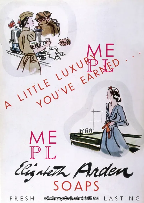 : Advert Elizabeth Arden 1941 : Advert Elizabeth Arden 1941