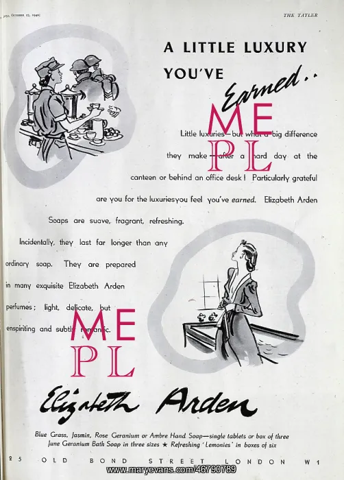 : Advert for Elizabeth Arden : Advert for Elizabeth Arden