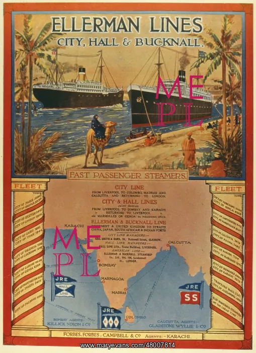 : Advertisement for Ellerman Lines : Advertisement for Ellerman Lines