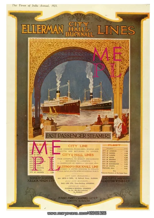 : Advertisement for Ellerman Lines : Advertisement for Ellerman Lines