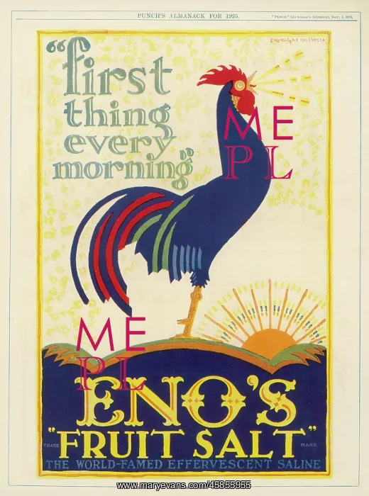 : Advert for Eno's Fruit Salt : Advert for Eno's Fruit Salt