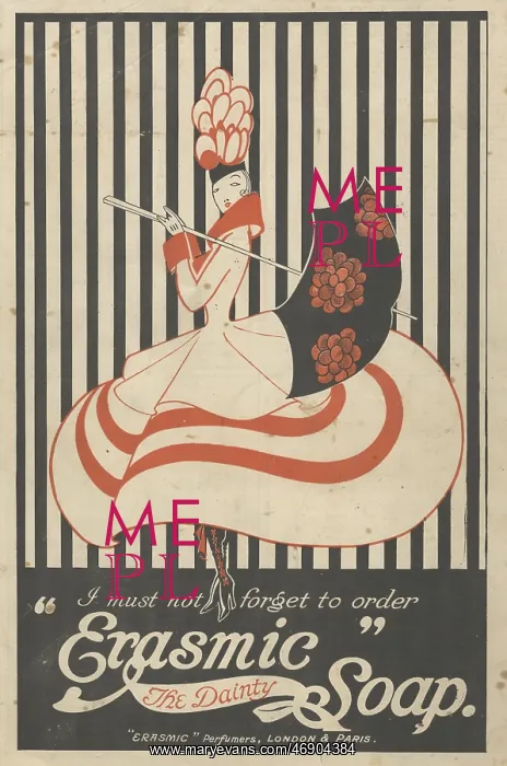 : Advert for Erasmic Soap : Advert for Erasmic Soap