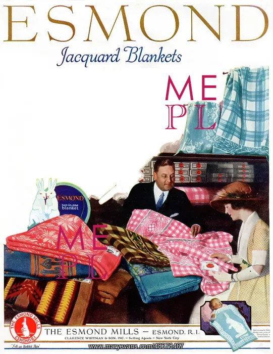  : Advert, Esmond Jacquard Blankets