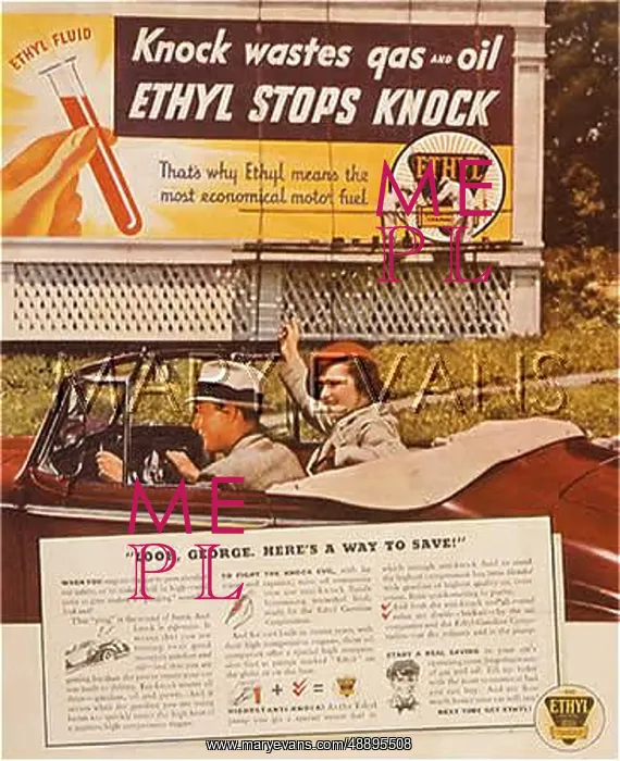  : ADVERT / ETHYL PETROL 1936