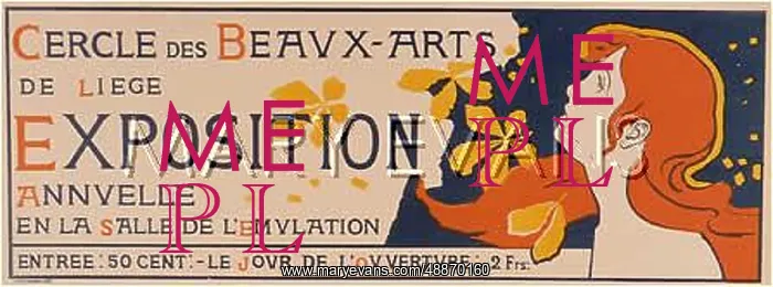  : ADVERT / EXHIB LIEGE 1896