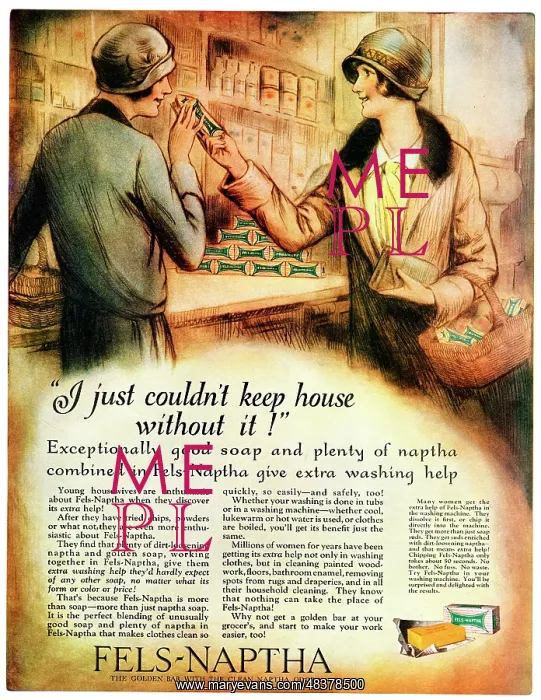 : Advert, Fels-Naptha Soap : Advert, Fels-Naptha Soap