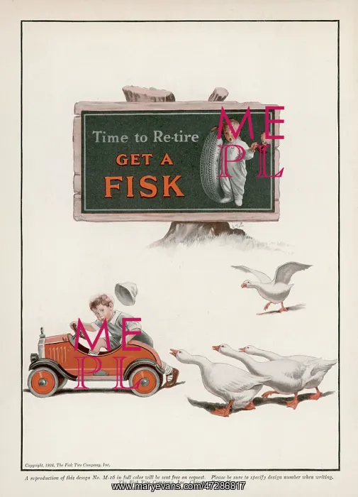  : Advertisement - Fisk Tyres 1926