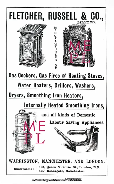 : An advertisement for Fletcher, Russell and Co : An advertisement for Fletcher, Russell and Co