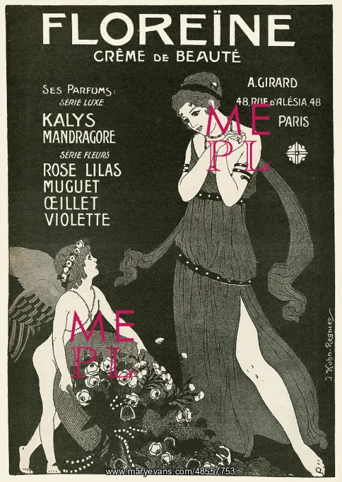 : Advert for Floreine cream 1919 : Advert for Floreine cream 1919