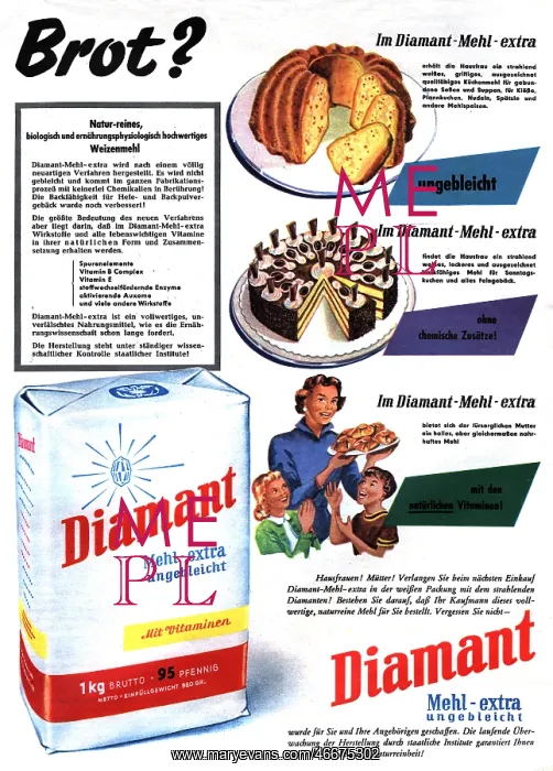 : advertising, food, Diamant flour, advertisement : advertising, food, Diamant flour, advertisement
