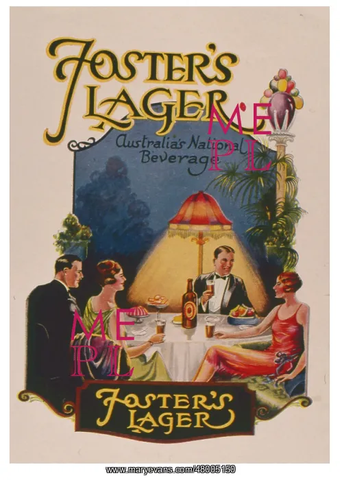 : Advertisement for Foster's Lager : Advertisement for Foster's Lager