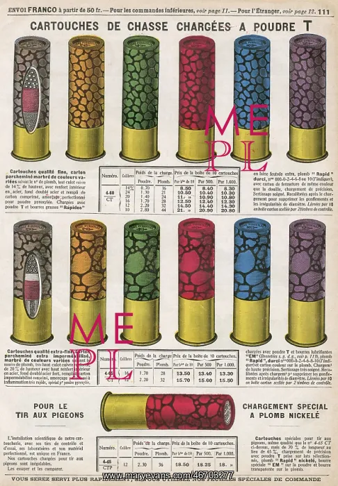 : Advertisement for French cartridges (2 / 2) : Advertisement for French cartridges (2 / 2)