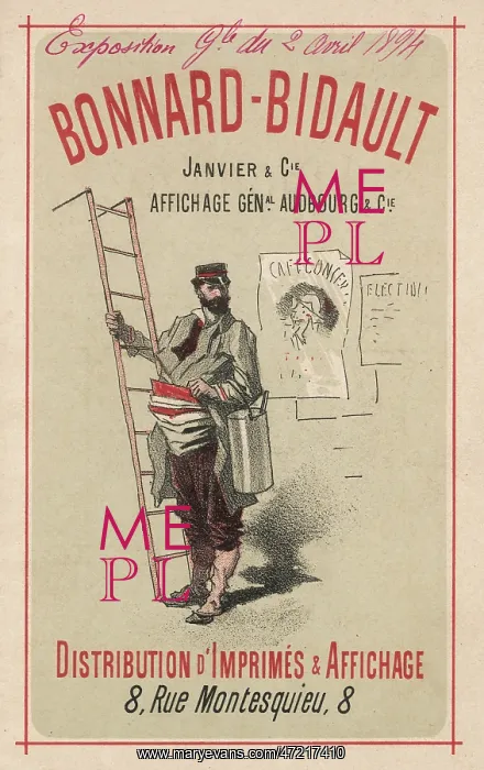  : ADVERT / FRENCH BILL POST