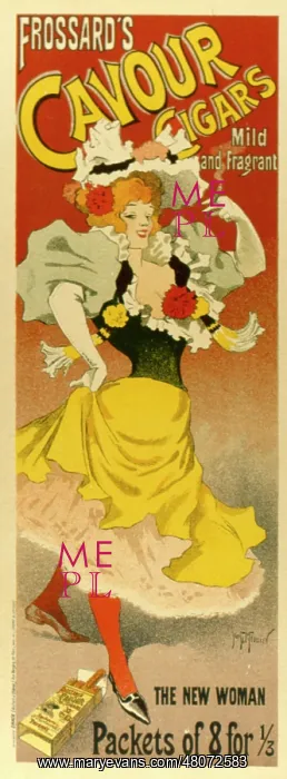 : Advertisement for Frossard's Cavour cigars : Advertisement for Frossard's Cavour cigars