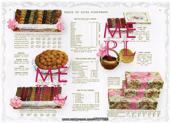  : ADVERT / FRUIT BONBONS