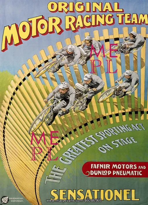 : advertising, fun fair, poster Original Motor : advertising, fun fair, poster Original Motor