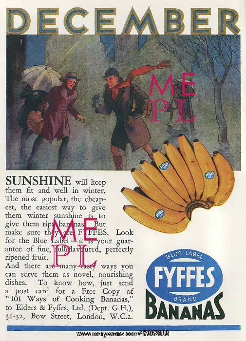 : ADVERT / FYFFES BANANAS : ADVERT / FYFFES BANANAS
