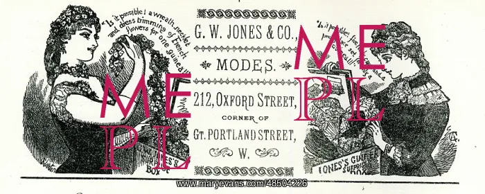 : Advertisement, G W Jones & Co Modes : Advertisement, G W Jones & Co Modes