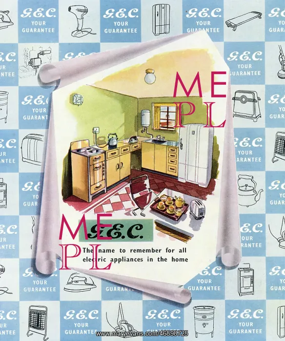 : Advertisement for GEC electric appliances : Advertisement for GEC electric appliances