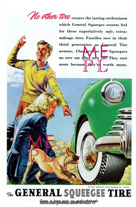  : Advertisement, General Squeegee Tire