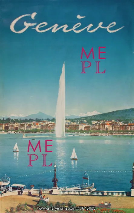  : Advertisement for Geneva, Switzerland