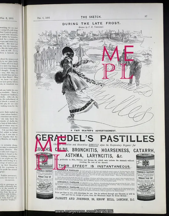: Advertisement for Geraudel's Pastilles : Advertisement for Geraudel's Pastilles