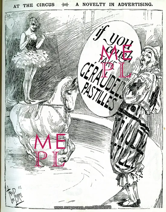 : Advert for Geraudel's Pastilles, cough sweets : Advert for Geraudel's Pastilles, cough sweets