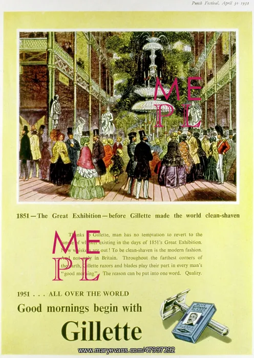 : Advertisement for Gillette : Advertisement for Gillette