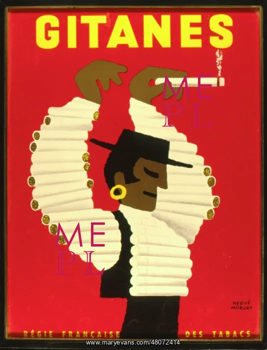 : Advertisement for Gitanes cigarettes : Advertisement for Gitanes cigarettes