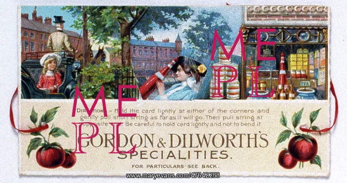 : Advertisement for Gordon & Dilworth's Specialities : Advertisement for Gordon & Dilworth's Specialities