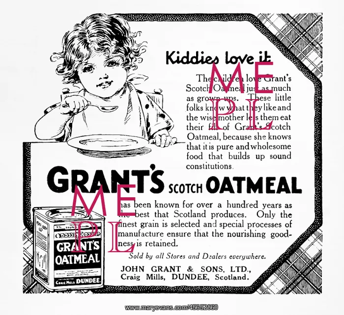  : Advertisement, Grant's Scotch Oatmeal