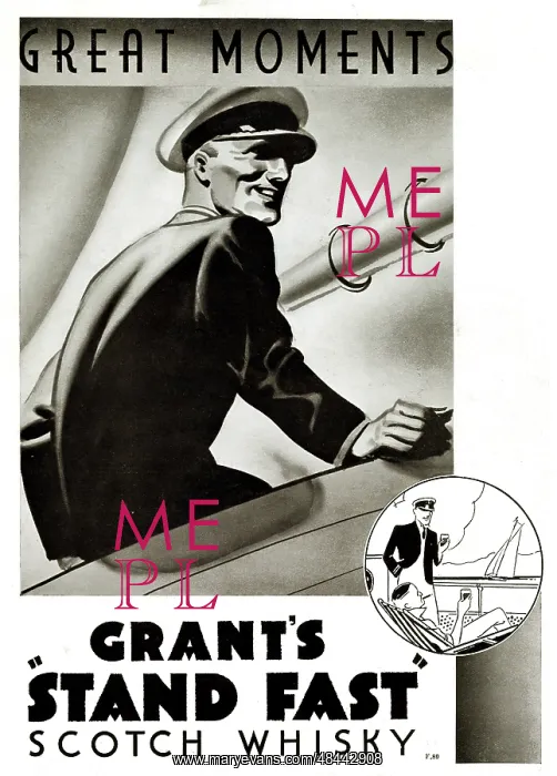 : Advert, Grant's Stand Fast Scotch Whisky : Advert, Grant's Stand Fast Scotch Whisky