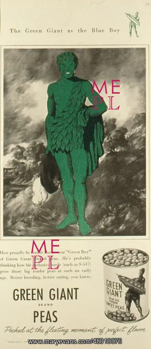 : Advertisement for Green Giant Peas : Advertisement for Green Giant Peas